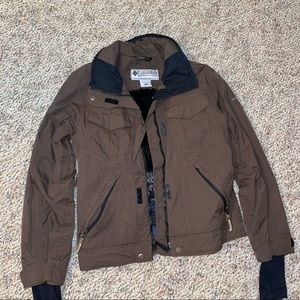 Columbia cropped ski coat